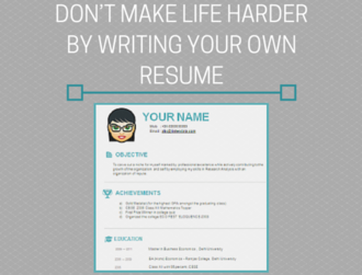 Push-Ups are Hard Enough – Don’t Make Life Harder by Writing Your Own Resume Too