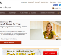Best Research Paper review screen